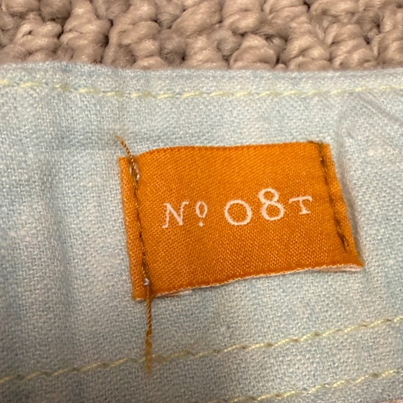 NWOT. Pilcro and the Letterpress Linen-blend Light Blue Pants, Size 8 Tall - Picture 5 of 16